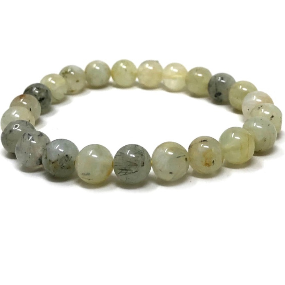 Prehnite bracelet